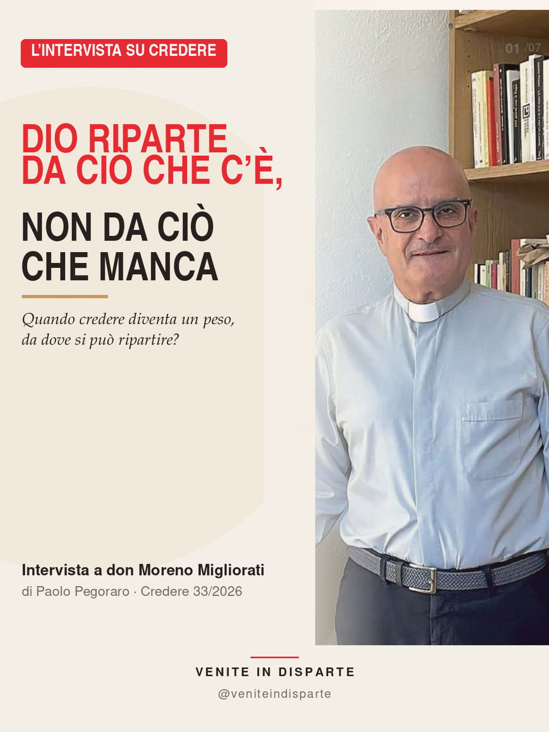 Don Moreno Migliorati, intervista su Credere